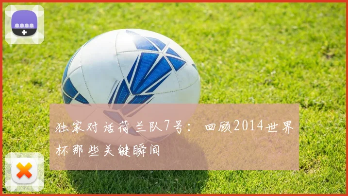 独家对话荷兰队7号：回顾2014世界杯那些关键瞬间